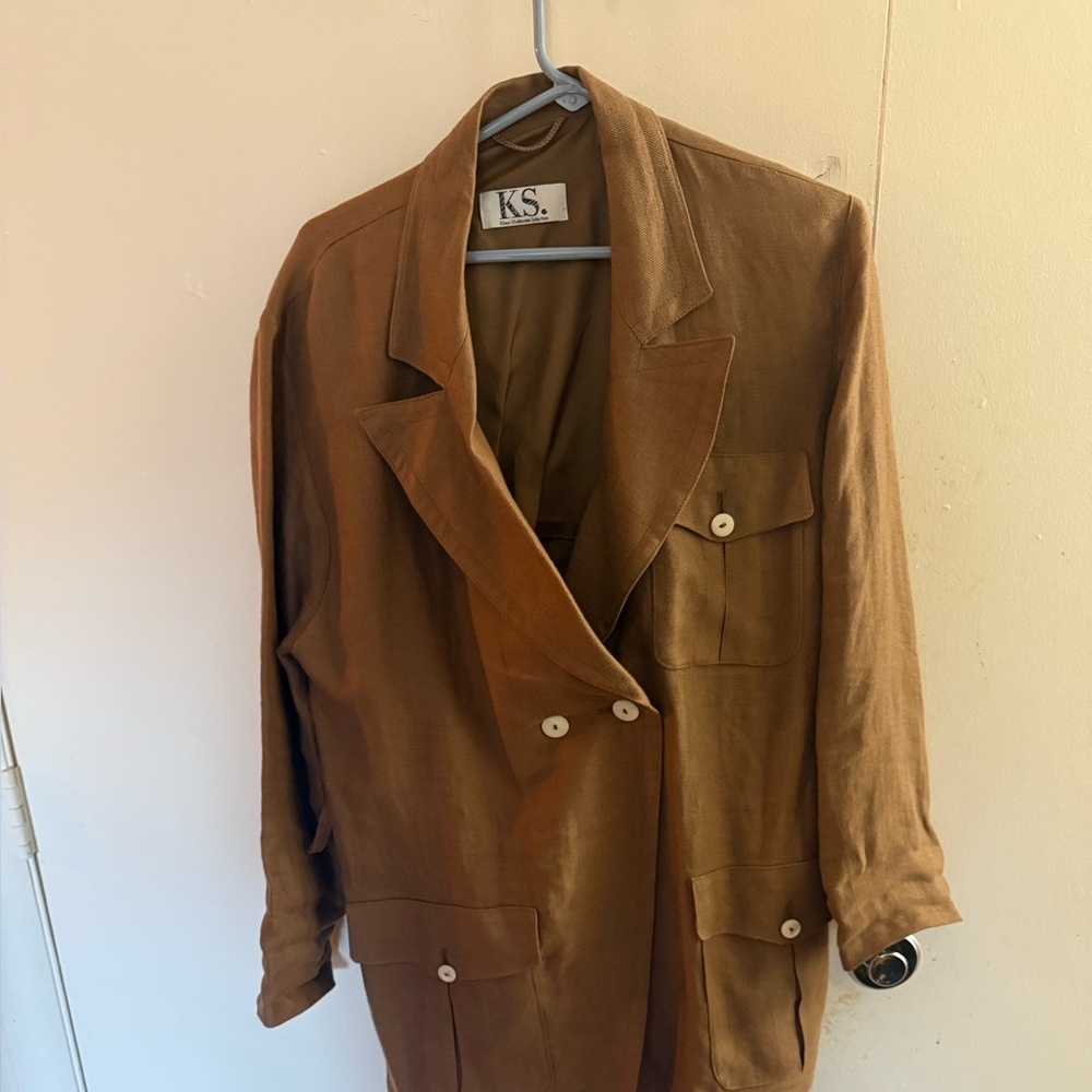 Women's Tan Blazer with Skorts